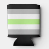 Agender Pride Flag Dosenkühler (Rückseite)