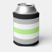 Agender Pride Flag Dosenkühler (Kanne Rückseite)