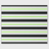 Agender Pride Flag Geschenkpapier (Flach)
