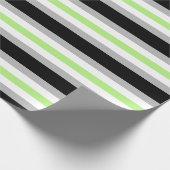 Agender Pride Flag Geschenkpapier (Ecke)