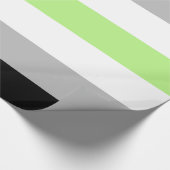 Agender Pride Flag Geschenkpapier (Ecke)