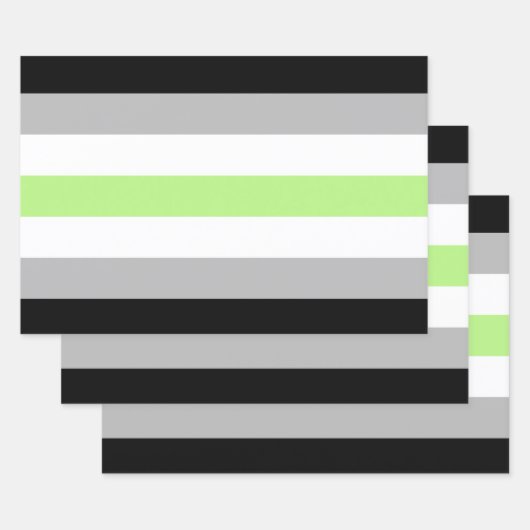 Agender Pride Flag Geschenkpapier Set (Set)