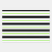 Agender Pride Flag Geschenkpapier Set (Vorderseite 2)