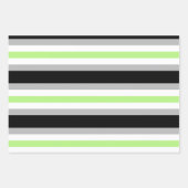 Agender Pride Flag Geschenkpapier Set (Vorderseite 3)