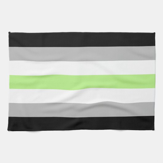 Agender Pride Flag Geschirrtuch (Horizontal)