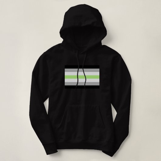 Agender Pride Flag Hoodie (Design vorne)
