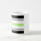 Agender Pride Flag Kaffeetasse (Mittel)