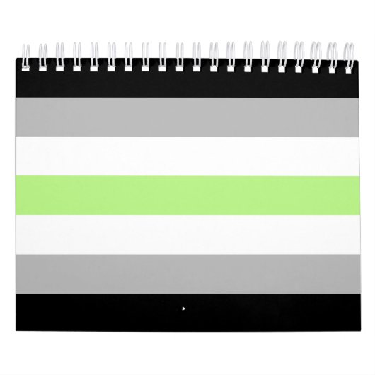 Agender Pride Flag Kalender (Titelbild)