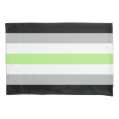 Agender Pride Flag Kissenbezug (Vorderseite-Links)