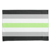 Agender Pride Flag Kissenbezug (Vorderseite-Rechts)