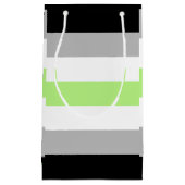 Agender Pride Flag Kleine Geschenktüte (Vorderseite)