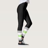 Agender Pride Flag Leggings (Rechts)