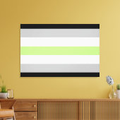 Agender Pride Flag Leinwanddruck (Insitu (Wohnzimmer))