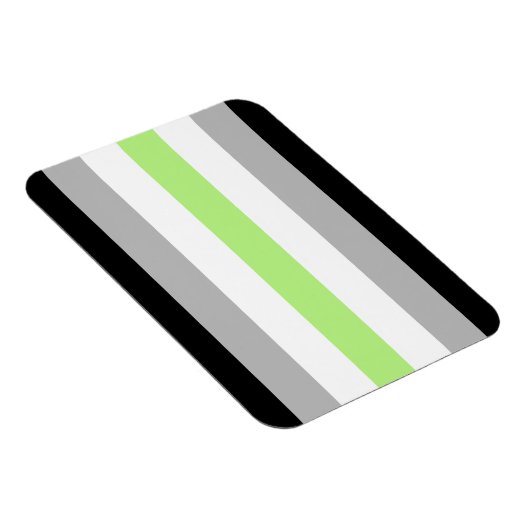 Agender Pride Flag Magnet (Rechte Seite)