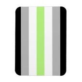 Agender Pride Flag Magnet (Vertikal)
