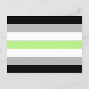 Agender Pride Flag Postkarte