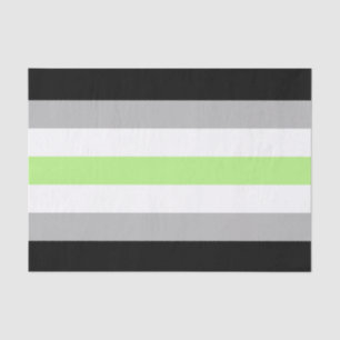 Agender Pride Flag Seidenpapier