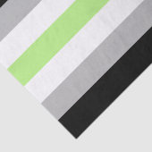 Agender Pride Flag Seidenpapier (Ausschnitt)