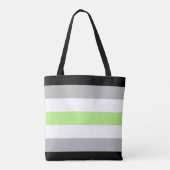 Agender Pride Flag Tasche (Rückseite)
