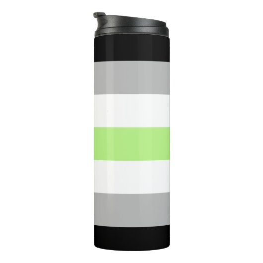 Agender Pride Flag Thermosbecher (Nach rechts gedreht)