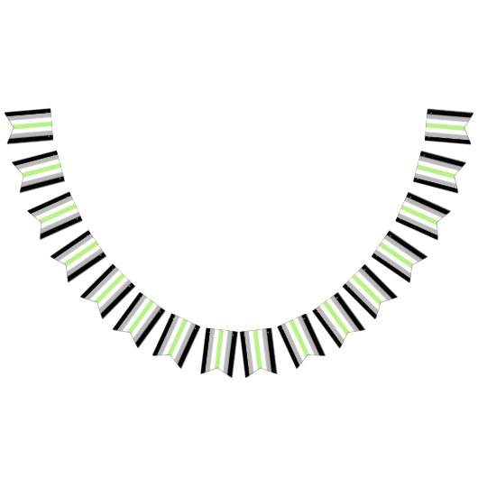 Agender Pride Flag Wimpelkette (Alle)