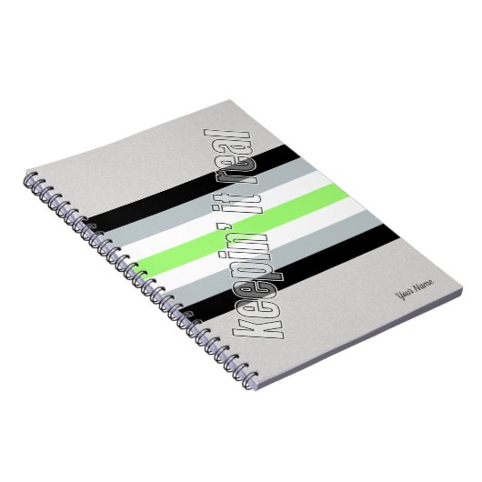 Agender Pride Notizblock (Rechte Seite)