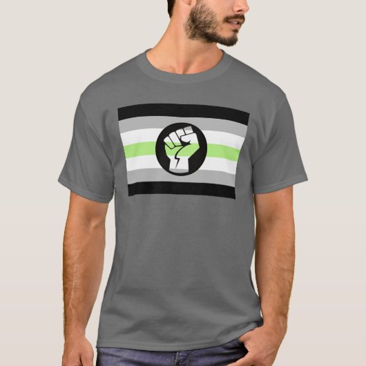 Agender Pride Resistance T - Shirt (Vorderseite)
