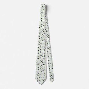 Agender Pride Stars Green Gray Schwarz-weiß Krawatte