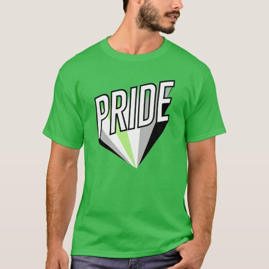 Agender Pride T-Shirt (Vorderseite)