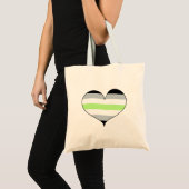 Agender Pride Tragetasche (Vorderseite (Produkt))