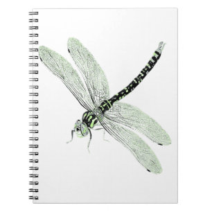 Agender Pride Vintag Dragonfly Art Notizblock