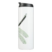 Agender Pride Vintag Dragonfly Art Thermosbecher (Nach rechts gedreht)