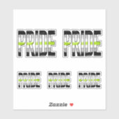 Agender Pride Word Aufkleber (Blatt)