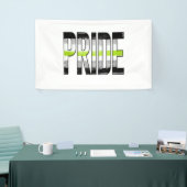 Agender Pride Word Banner (Messeveranstaltung)
