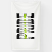 Agender Pride Word Banner (Vertikal)