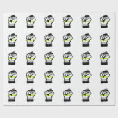 Agender Protest Fist Geschenkpapier (Flach)