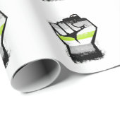 Agender Protest Fist Geschenkpapier (Rolleneckpunkt)