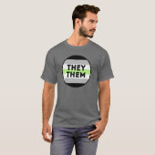 Agender Sie/sie Stolz T - Shirt (Vorne ganz)