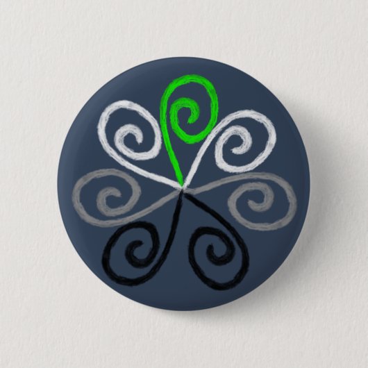 Agender Stolz Button (Vorderseite)