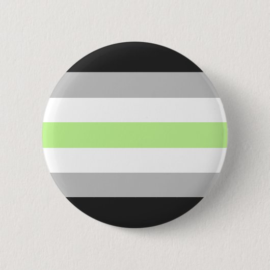 Agender Stolz-Flagge Button (Vorderseite)