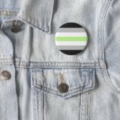 Agender Stolz-Flagge Button (Beispiel)