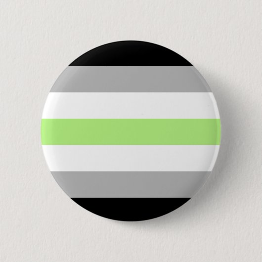 agender Stolz-Flaggen-Abzeichen Button (Vorderseite)