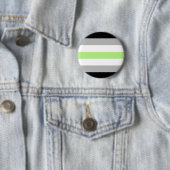 agender Stolz-Flaggen-Abzeichen Button (Beispiel)