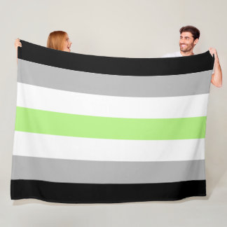 Agender-Stolzflagge – Agender-Identität LGBTQIA+  Fleecedecke