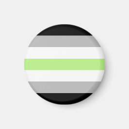 Agender-Stolzflagge – Agender-Identität LGBTQIA+ Magnet