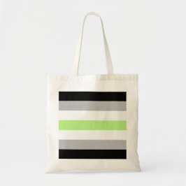 Agender-Stolzflagge – Agender-Identität LGBTQIA+ Tragetasche