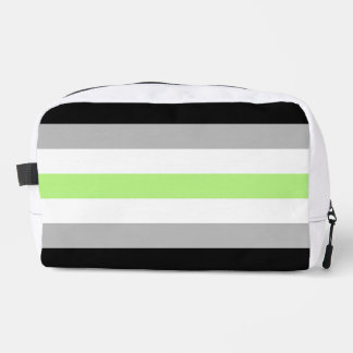 Agender-Stolzflagge – Agender-Identität LGBTQIA+  Waschbeutel