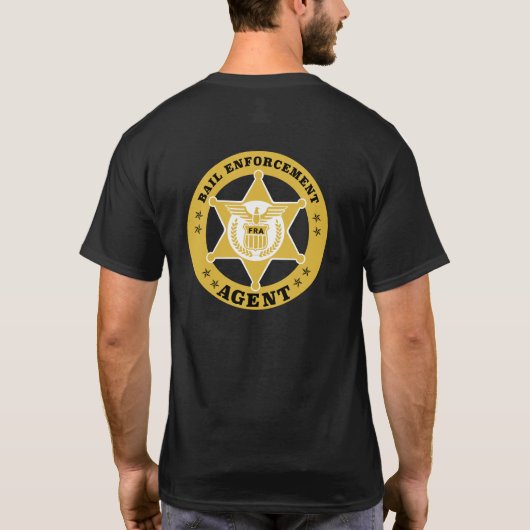 AGENT-ABZEICHEN T-Shirt (Rückseite)