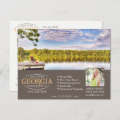 AGENT-ANZEIGE (EIN AGENT) ANKÜNDIGUNGSPOSTKARTE (Vorne/Hinten)