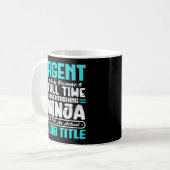 Agent Beruf Beruf Funny Agent Qualifikationen Kaffeetasse (Vorderseite Links)